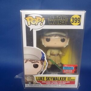 Funko Pop Star Wars Luke Skywalker Jedi Training Funko Web 399 & Protector 2020